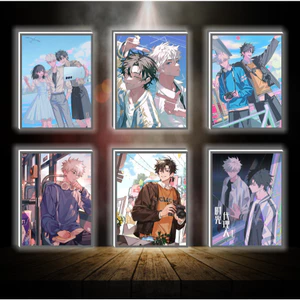 Tranh đèn led 3D đổi màu Link Click - Tranh đèn led 3D ANIME trang trí bàn làm việc, đèn ngủ