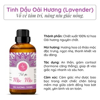 Tinh dầu xông Thơm Phòng Oải Hương và Tinh Dầu Trà Trắng, Hoa Nhài, Hoa Hồng, Hoa Sen, Hoa Ngọc Lan