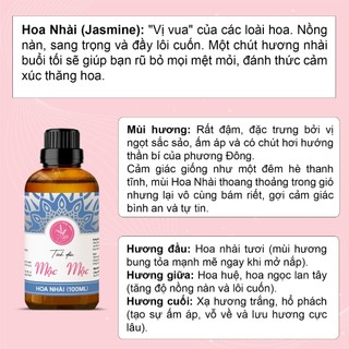Tinh dầu xông Thơm Phòng Oải Hương và Tinh Dầu Trà Trắng, Hoa Nhài, Hoa Hồng, Hoa Sen, Hoa Ngọc Lan