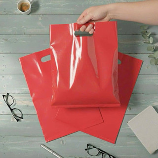 Túi hột xoài Pe Đỏ - Trơn Bóng Dai Dẻo ( đựng hàng , gói hàng)