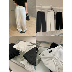 𝐖𝐆𝐖𝐄|Quần Nỉ Hè Chất Mát Ống Suông Nữ Cạp Cao Lưng Thun Ống Rộng Dáng Dài, Tôn Dáng w9337