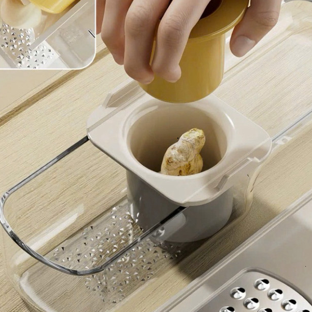 Máy xay nghiền tỏi gừng đa năng ép tỏi, bào sợi, thái lát siêu tốc an toàn tuyệt đối dễ về sinh hq ntt95