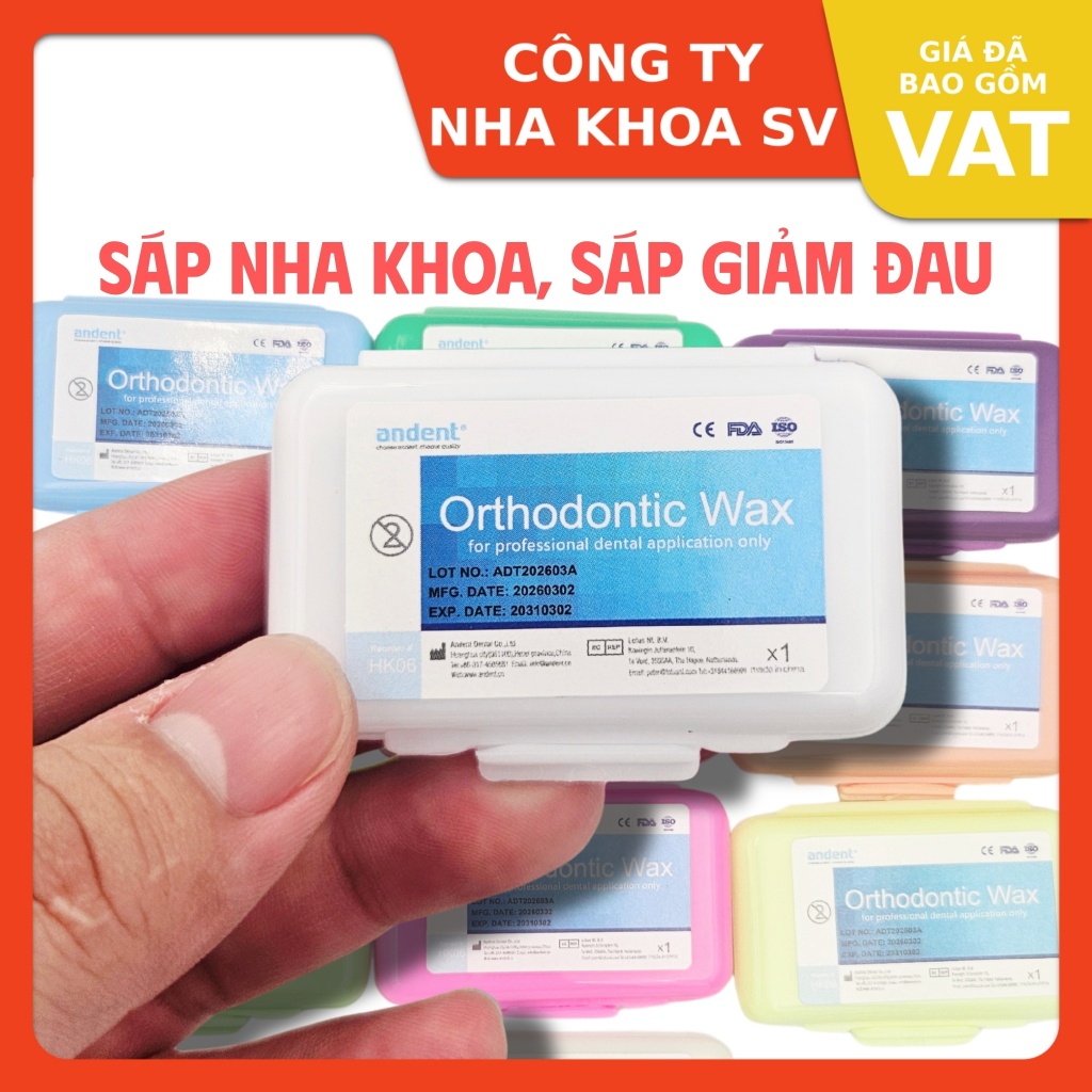 [COMBO 5 - CAO CẤP - MỀM DẺO] SÁP NHA KHOA - HÀNG CHÍNH HÃNG - SÁP GIẢM ...