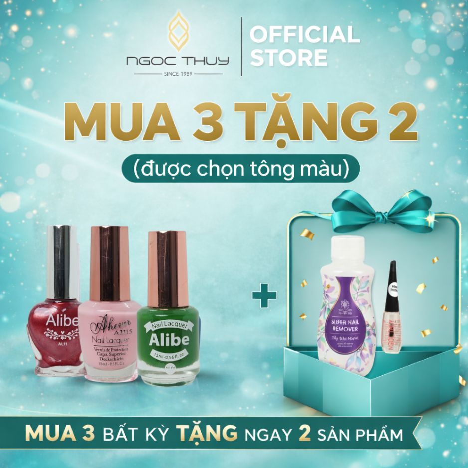 SET RỦNG RỈNH - SƠN THƯỜNG NGẪU NHIÊN TẶNG KÈM NƯỚC RỬA VÀ SƠN BÓNG Được Chọn Tông Màu - Ngọc Thủy Nails