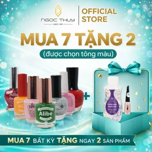 SET RỦNG RỈNH - SƠN THƯỜNG NGẪU NHIÊN TẶNG KÈM NƯỚC RỬA VÀ SƠN BÓNG Được Chọn Tông Màu - Ngọc Thủy Nails