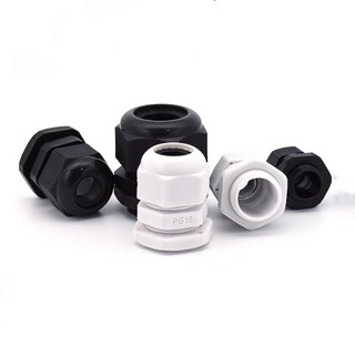 [Túi 10 cái] Ốc siết cáp nhựa các loại PG7 đến PG21 - Siết cáp dây điện chống nước