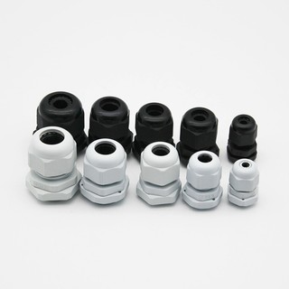 [Túi 10 cái] Ốc siết cáp nhựa các loại PG7 đến PG21 - Siết cáp dây điện chống nước