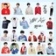 Hộp 120 sticker TF Gia Tộc F3 / Hộp nhựa đựng hình dán (không trùng nhau) Chu Chí Hâm Tả Hàng