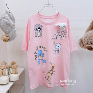 Áo Phông Gấu 13De Marzo Chữ Thêu QC
