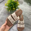 Ảnh Thật Tự Chụp Dép Nữ dép 2 quai ngang chữ đính đá lấp lánh,chất liệu cao su non đi thoáng chân,hàng nhẹ đi êm