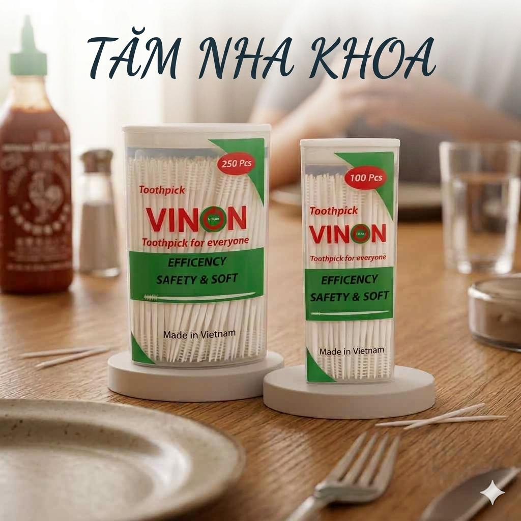 Tăm chỉ nha khoa, tăm xỉa răng bằng nhựa cao cấp bảo vệ răng miệng không gây tổn thương răng và nướu