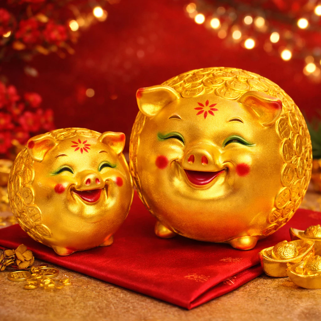 Heo đất Maison mẫu Híp Đồng Xu