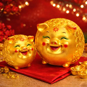 Heo đất Maison mẫu Híp Đồng Xu