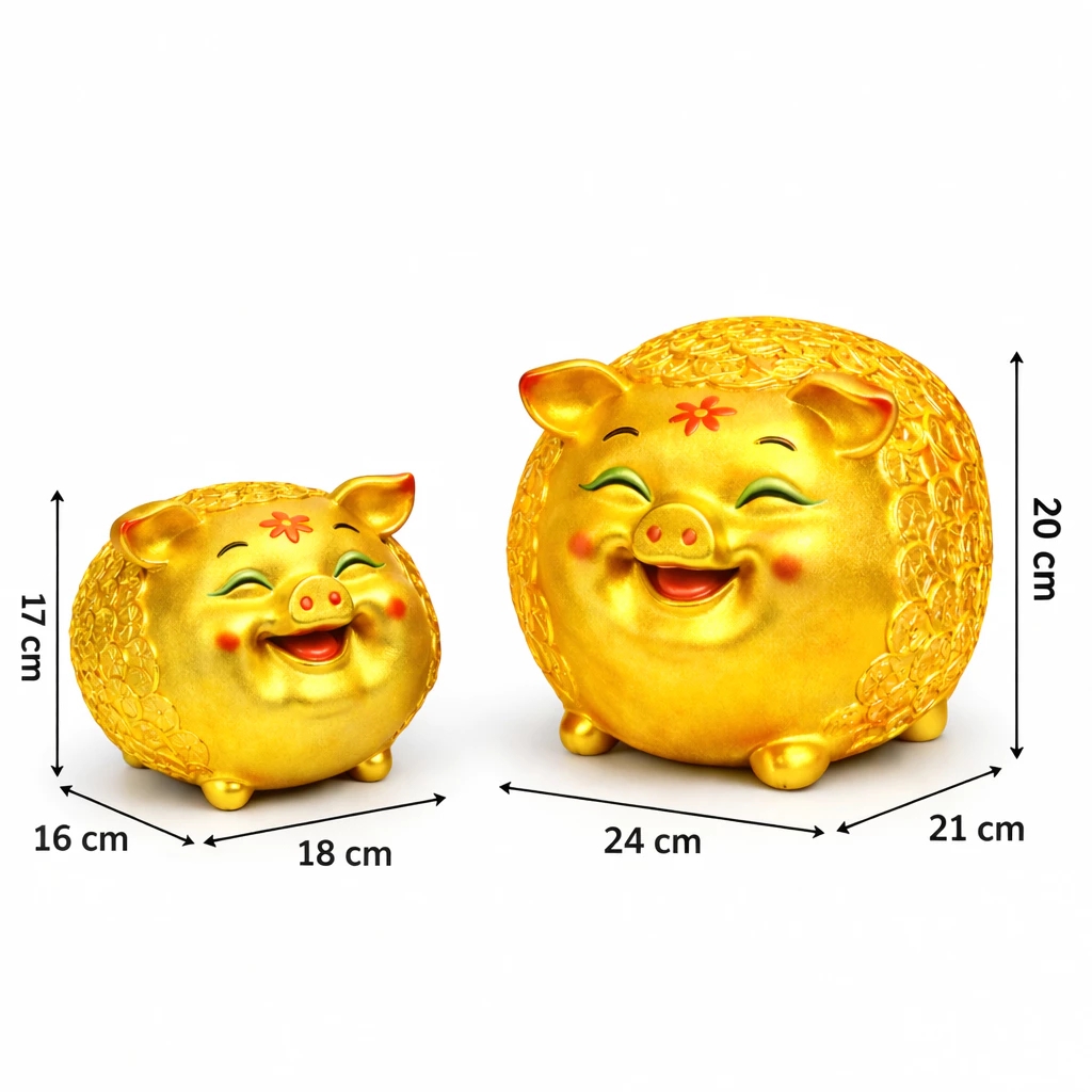 Heo đất Maison mẫu Híp Đồng Xu