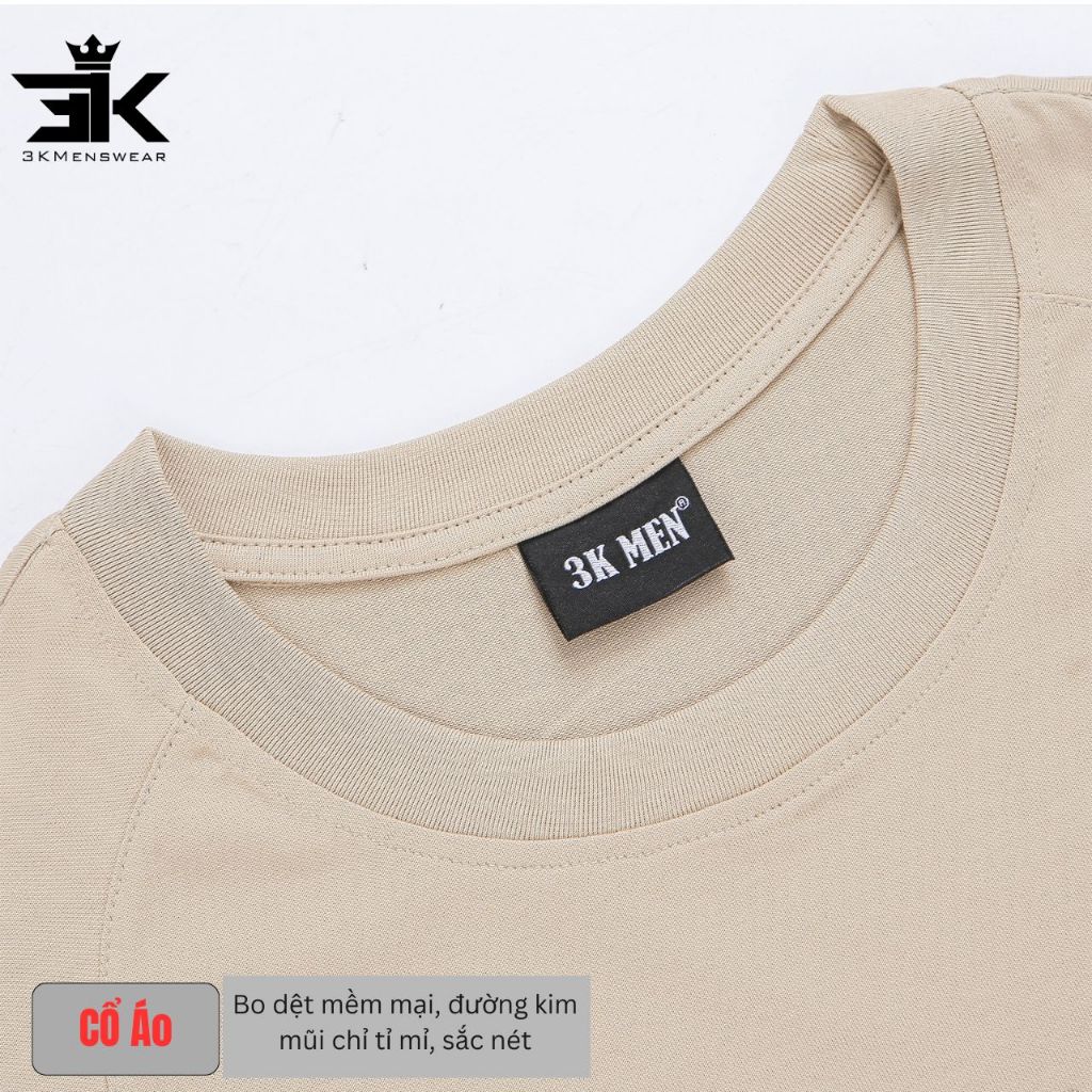 Áo Tanktop, Áo Sát Nách 3KMENSWEAR Chất Liệu Cotton Lạnh Mát Thấm Hút Tốt, Form từ 50 -85kg