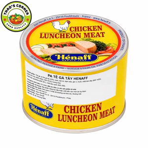 Pate Gan Gà Hénaff Chicken Luncheon Meat 140g – Pháp | Mịn Béo Thơm