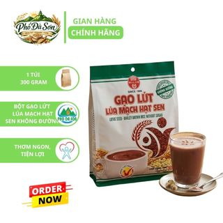 Bột Gạo Lứt Lúa Mạch Hạt Sen Có Đường / Không Đường Bích Chi (300gr/gói) Thùng 10 Gói