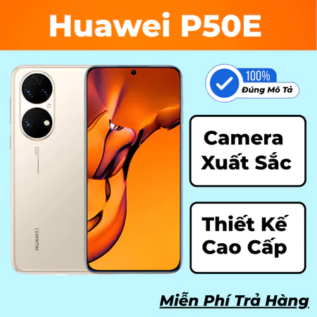 [Máy Cũ] Điện Thoại Huawei P50E Dùng Full Google Ngân Hàng Tiếng Việt Màn 90Hz