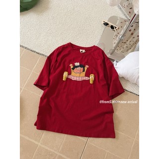 Áo Thun Nữ Họa Tiết Cute Form Rộng QCCC Cao Cấp