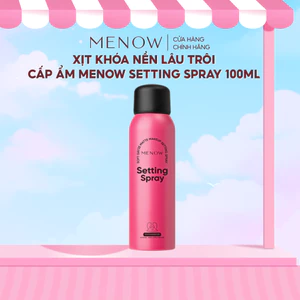 XỊT KHÓA NỀN LÂU TRÔI CẤP ẨM HƠI THỞ SƯƠNG MÙ MENOW SETTING SPRAY 100ml