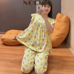 Bộ tole quần 9 tấc, áo cánh tiên 2 lớp, hàng may kỹ 43-90kg - Nocnhamacdobo