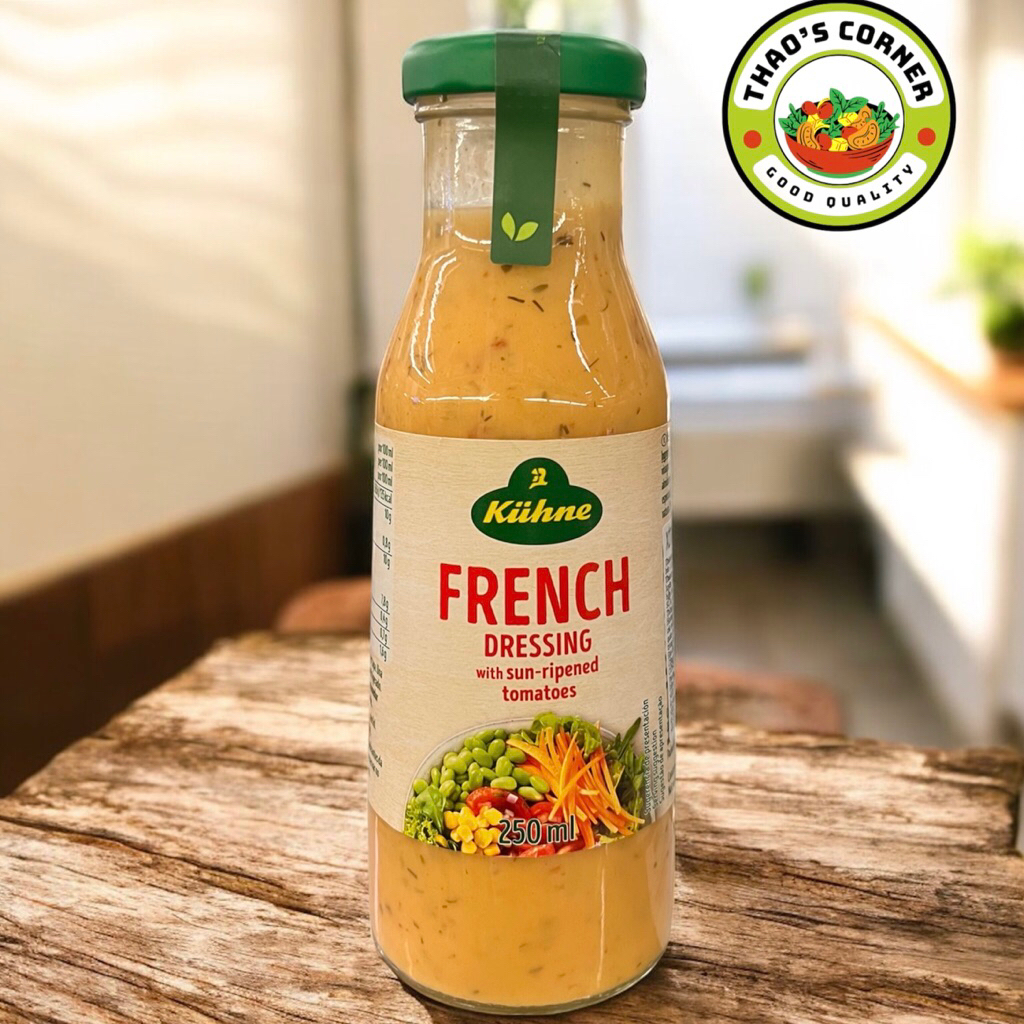 Sốt Salad Đức Kuhne 250ml – Vinaigrette / Italian / Caesar / French / Honey Mustard/ Island – Sốt Trộn Eat Clean Cao Cấp