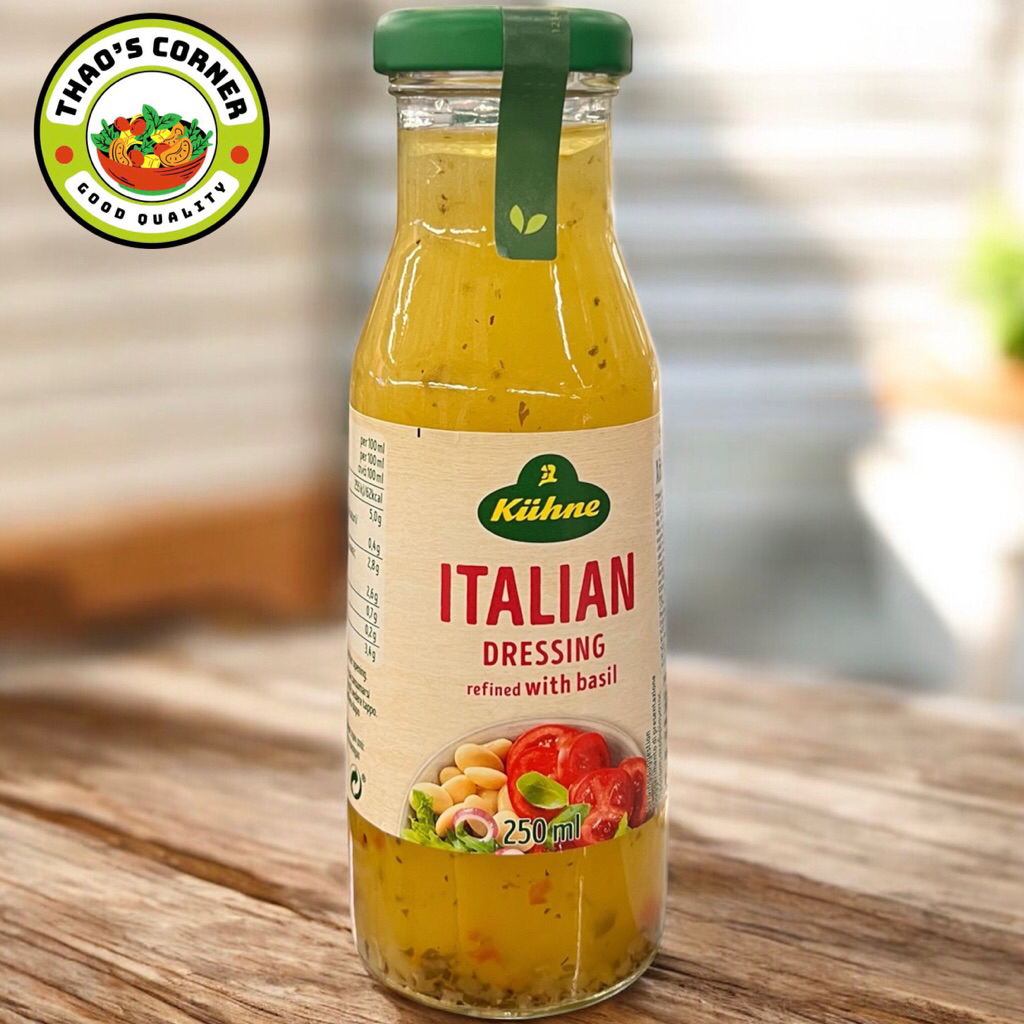Sốt Salad Đức Kuhne 250ml – Vinaigrette / Italian / Caesar / French / Honey Mustard/ Island – Sốt Trộn Eat Clean Cao Cấp