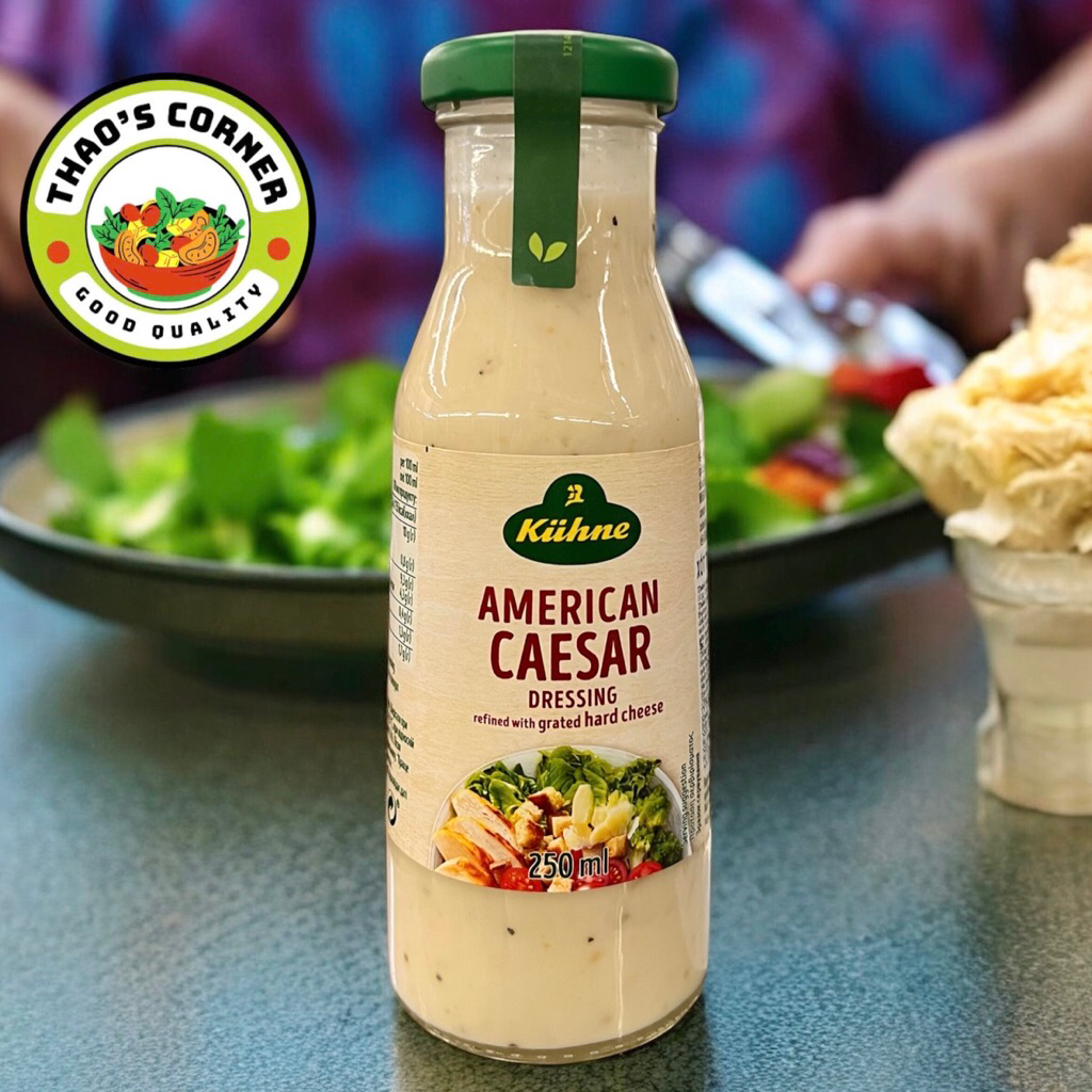 Sốt Salad Đức Kuhne 250ml – Vinaigrette / Italian / Caesar / French / Honey Mustard/ Island – Sốt Trộn Eat Clean Cao Cấp