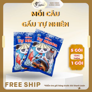 Mồi Câu Gấu Tự Nhiên 300g, Mồi Câu Cá Tự Nhiên ,Tổng Hợp, Chép, Trôi, Rô Phi, Diếc..