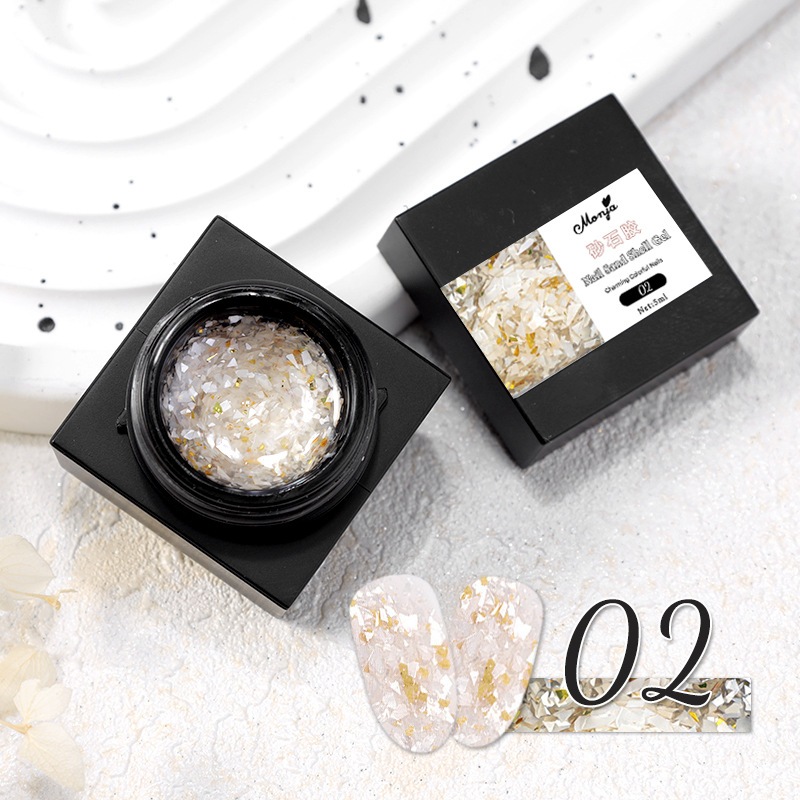 Gel nhũ xà cừ design nail gel xà cừ đủ mầu không cần đắp gel siêu HOT Làm nail
