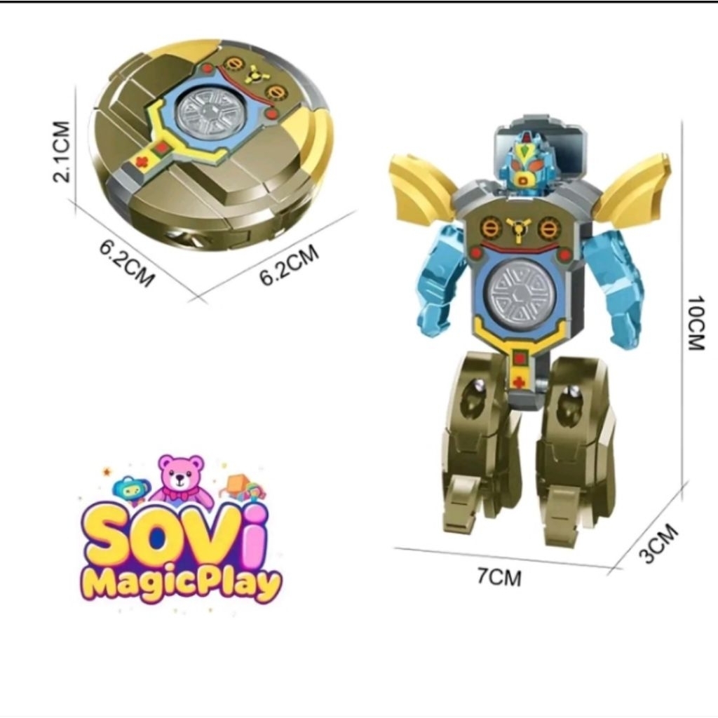 Con quay vừa biến robot vừa quay được , các bạn nam rất thích, làm quà tặng được