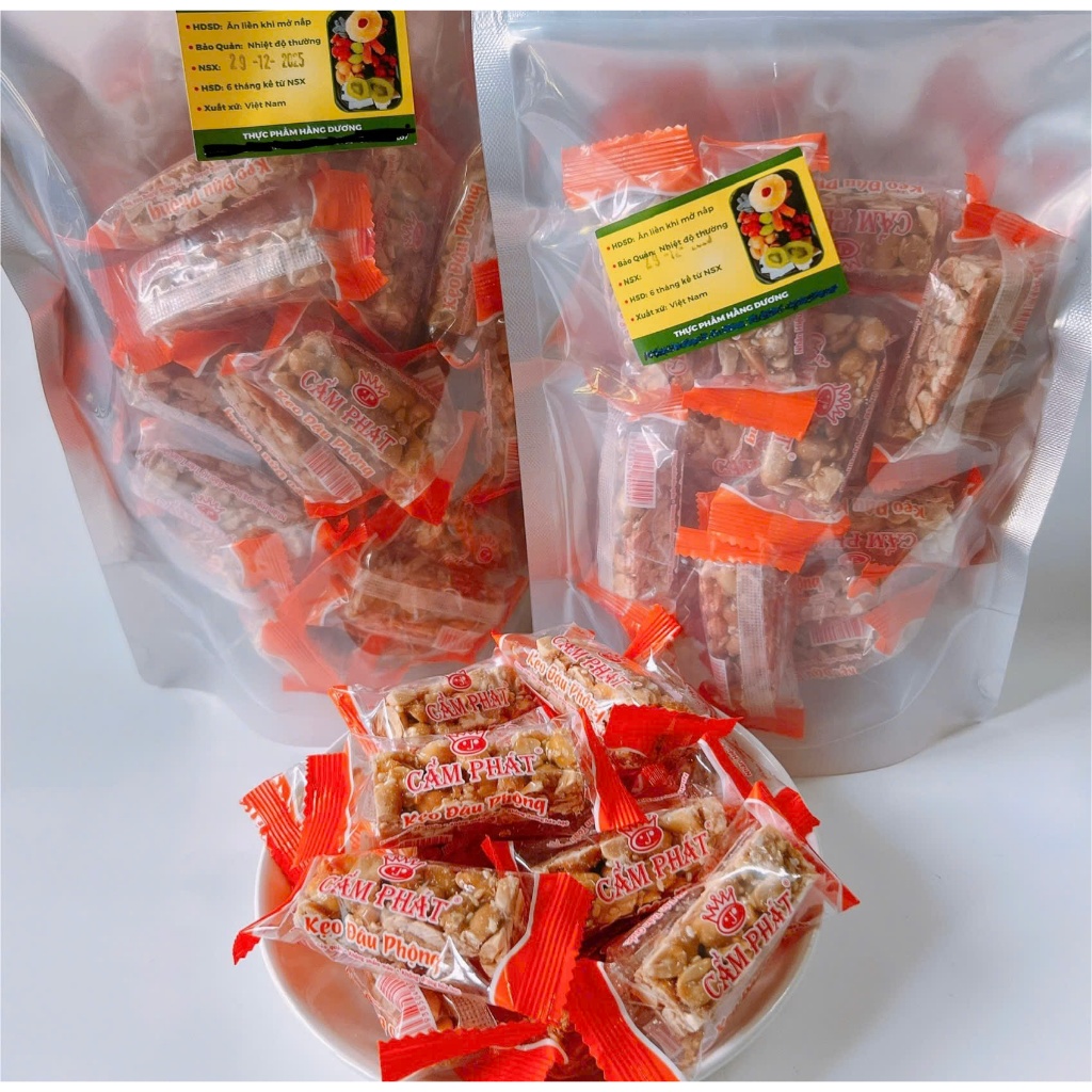 Kẹo thèo lèo Cẩm Phát  Giòn ngon 1Kg/ 500g/200g
