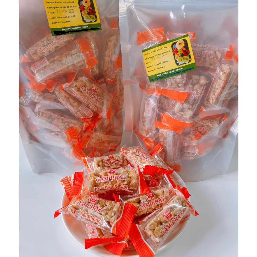 Kẹo thèo lèo Cẩm Phát  Giòn ngon 1Kg/ 500g/200g