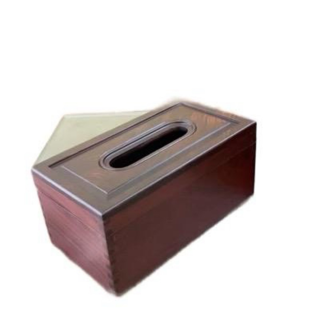 Hộp  đựng  giấy  ăn gỗ Cẩm  cao cấp  hàng  có  mộng  góc  xung quanh