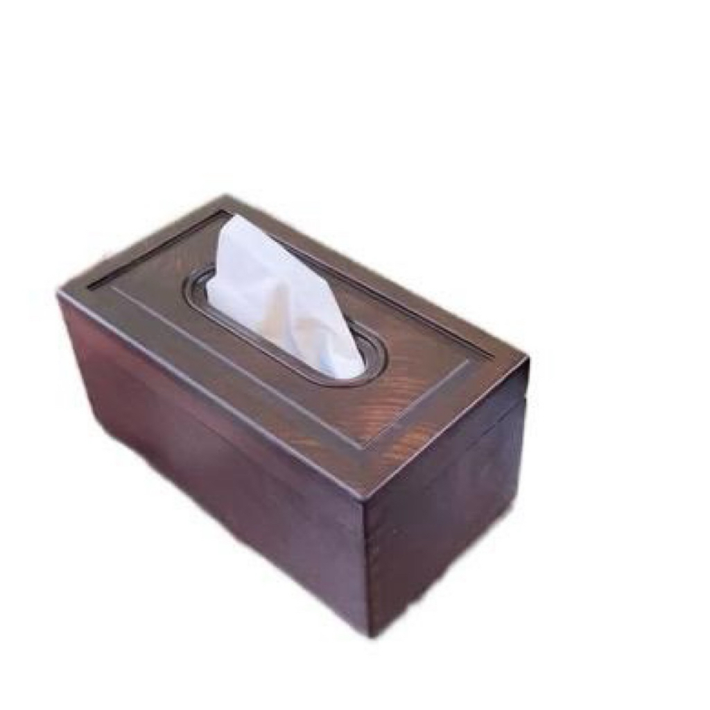 Hộp  đựng  giấy  ăn gỗ Cẩm  cao cấp  hàng  có  mộng  góc  xung quanh