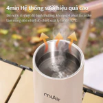 (Có quà tặng) miAir Máy pha cà phê di động tự động, làm nóng trong 4 phút, thích hợp cho cà phê viên nén/cà phê bột. — ảnh 4