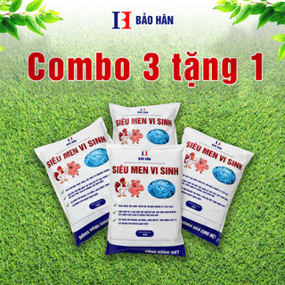 Men Ủ Thức Ăn Chăn Nuôi Bảo Hân gói 1kg | Dành cho Trâu, Bò, Lợn, Gà, Vịt, Ngan, Ngỗng, Tôm, Cua, Cá..