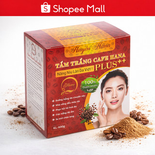 Bột Tắm Trắng Body Cafe Huyền Hana – Nhả Nắng ,Trắng Da, Giảm Mụn, Hộp 12 Gói