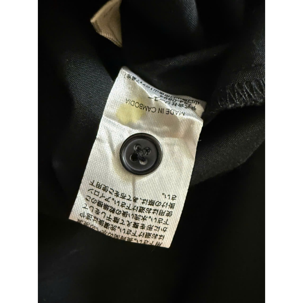 Áo sơ mi đen dài tay nữ của Nhật - 2 hand (Size L)