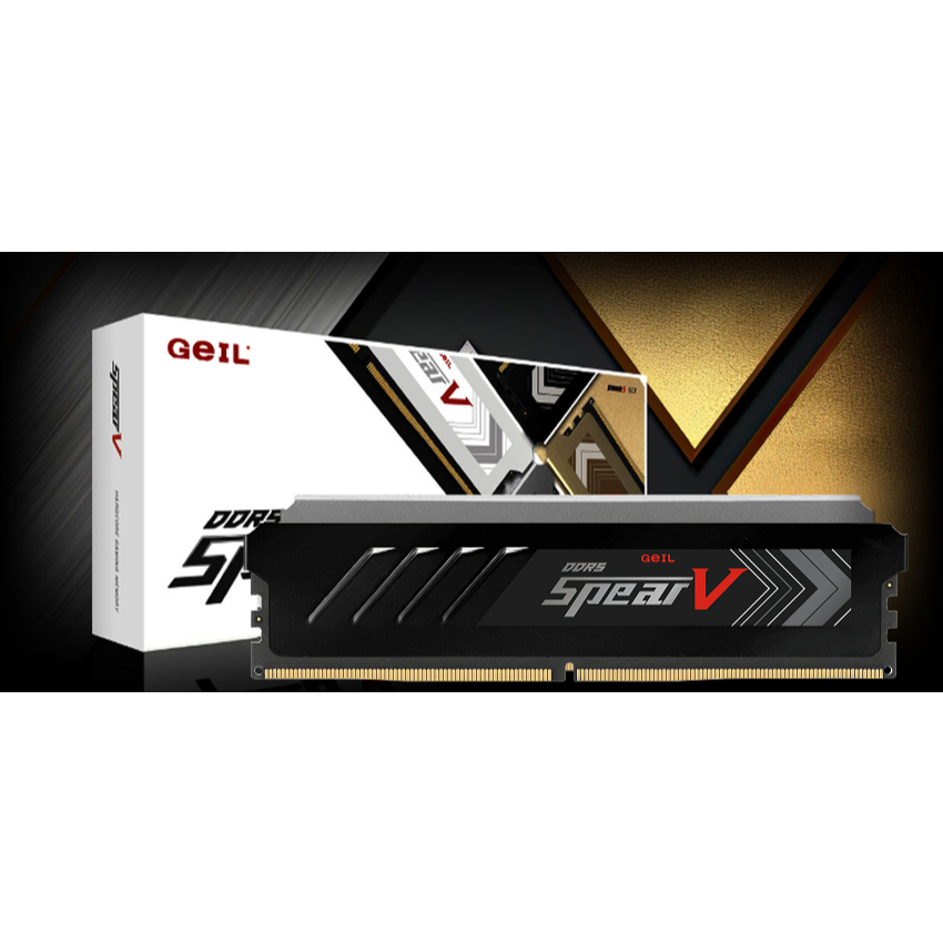 RAM GEIL SPEAR V 16GB (1x16GB) 6000MHz DDR5 Black GASB516GB6000C38BSC (Tản Thép) | BigBuy360 - bigbuy360.vn