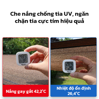OOKAS Lưới che nắng 95% chống UV, bạt che nắng ban công ngoài trời siêu bền, thoáng khí, giảm nhiệt hiệu quả