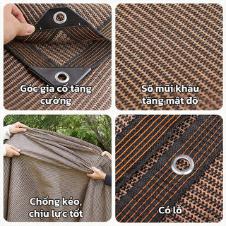 OOKAS Lưới che nắng 95% chống UV, bạt che nắng ban công ngoài trời siêu bền, thoáng khí, giảm nhiệt hiệu quả