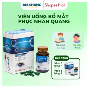 Viên Uống Phục Nhãn Quang - Hỗ Trợ Cải Thiện Thị Lực Cho Người Cận Thị, Người Lớn Tuổi, Dân Văn Phòng