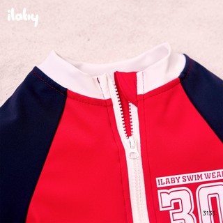 [TẶNG TÚI] Đồ bơi bé gái ILABY HCM chất thun lạnh co giãn chống nước, khóa kéo trước size 10-38kg [3135]