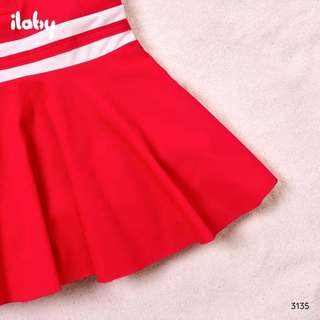 [TẶNG TÚI] Đồ bơi bé gái ILABY HCM chất thun lạnh co giãn chống nước, khóa kéo trước size 10-38kg [3135]