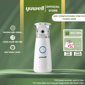 Máy Xông Khí Dung , Xông Mũi Họng Cầm Tay YUWELL M102 - Dùng Xông Mũi Họng Cho Trẻ Em Và Người Lớn