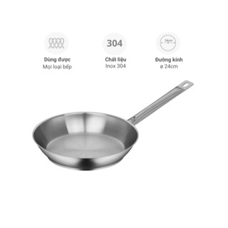 Chảo WMF Gourmet Plus 24cm & Devil 28cm cao cấp truyền nhiệt đều tay cầm chắc chắn | Bảo hành 24 tháng