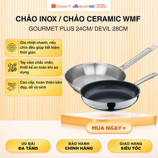 Chảo WMF Gourmet Plus 24cm & Devil 28cm cao cấp truyền nhiệt đều tay cầm chắc chắn | Bảo hành 24 tháng