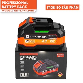 Pin 10 Cell Starker Vỏ Chống Sốc Chân Pin Phổ Thông Dung Lượng Cao