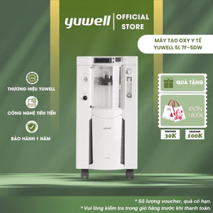 Máy Tạo Oxy Y Tế Yuwell 7F-5B / 7F-5BW / 7F-5DW - Hỗ Trợ Bệnh Nhân Rối loạn hô hấp - Bảo Hành 1 Năm